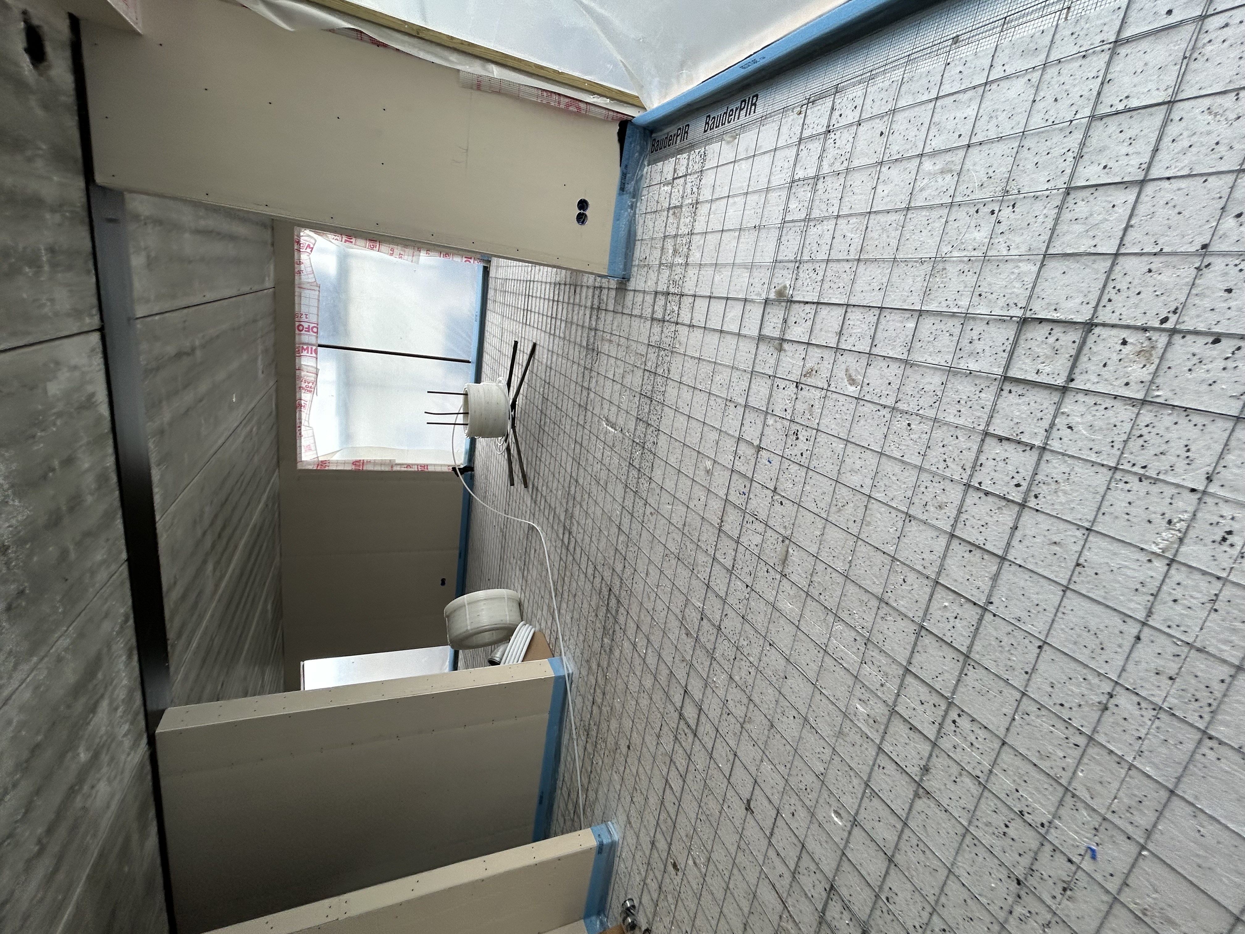 Voorbereiding van vloerverwarming in de nieuwbouw woning